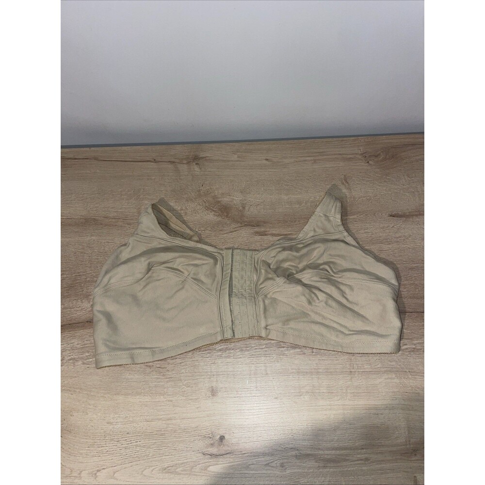 Comfort Choice 52DDD Bra 100% Cotton Wireless Back-Close Style 27-1111-7 Beige